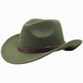 thumbnail image 1 of Splozh Cowboy Hats Kids Western Cowboy Hat for Kids Girl Boy Fedora Hat Felt Cowgirls Hats with Decorative Bands,AG,3-8 Years, 1 of 7