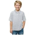thumbnail image 1 of Splozh Cute Summer Tops Boys School Short Sleeve Shirts Collared Button Closure Shirt for Boy Dress Shirt Light Gray,10-11 Years, 1 of 9