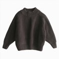 thumbnail image 1 of Splozh Cute Sweaters 1T 2T 3T 4T 5T 6T 7T Toddler Kids Baby Girl Boy Crewneck Long Sleeve Solid Sweater Knitted Sweater Fall Winter Pullover,A,2-3 Years, 1 of 4