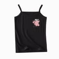 thumbnail image 1 of Splozh Cute Tops for Teens 2-12 Years Solid Color Summer Athletic Dance Undershirts Tank Tops Cute Tops for Teens Tween Tank Tops,Black,4-5 Years, 1 of 4