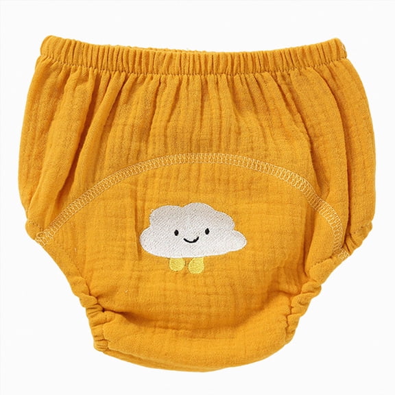 Splozh Diaper Covers 1T 2T 3T Baby Training Pants Potty Underwear Toilet Training Panties for Newborn,Orange,2-3 Years