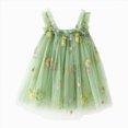 thumbnail image 1 of Splozh First Birthday Dress Baby Girl First Birthday Outfit Cake Smash 1st Birthday Dress Tulle Tutu Dress,Green,5-6 Years, 1 of 5