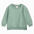 thumbnail image 1 of Splozh Girl Shirts 1T 2T 3T 4T 5T 6T 7T Toddler Kids Cotton Long Sleeve T Shirts Crewneck Basic Long Sleeve Tee Shirts,Green,12-24 Months, 1 of 8
