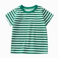 thumbnail image 1 of Splozh Girl Shirts 6 12 24 Months 3T 4T 5T 6T 7T Summer Basic Casual Daily Short Sleeve Shirts Shirts for Girls Spring Outfits,Green,6-12 Months, 1 of 7