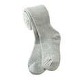 thumbnail image 1 of Splozh Girls Leggings Comfortable Leggings Toddler Kids Baby Girls Cotton Leggings Knitted Tights Stretchy Basic Full Length Pants Pantyhose Spring Stocking Grey,6-8 Years, 1 of 9