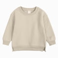 thumbnail image 1 of Splozh Girls Tops 1T 2T 3T 4T 5T 6T 7T Toddler Kids Cotton Long Sleeve T Shirts Crewneck Basic Long Sleeve Tee Shirts,Khaki,4-5 Years, 1 of 8