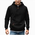 thumbnail image 1 of Splozh Hoodies for Boys Cute Fleece Warm Soft Boys Fashion Long Sleeve Pullover Tops Fall Winter Clothes,Black,11-12 Years, 1 of 9