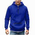 thumbnail image 1 of Splozh Hoodies for Boys Cute Fleece Warm Soft Boys Fashion Long Sleeve Pullover Tops Fall Winter Clothes,Blue,15-16 Years, 1 of 9