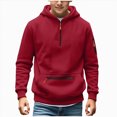 thumbnail image 1 of Splozh Hoodies for Boys Cute Fleece Warm Soft Boys Fashion Long Sleeve Pullover Tops Fall Winter Clothes,Red,13-14 Years, 1 of 9