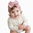 thumbnail image 1 of Splozh Infant Headbands Soft Cute Baby Girls Newborn Infant Toddler Turban Headband with Bow,Light Purple,One Size, 1 of 4