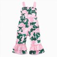 thumbnail image 1 of Splozh Kids Girls Clothes 6 12 18 24 Months 3T 4T Toddler Baby Girl Clothes Infant Print Romper Sleeveless Jumpsuit Overalls Cute Summer Golfing Outfits,Light Pink,2-3 Years, 1 of 5