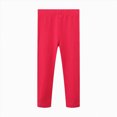 thumbnail image 1 of Splozh Kids Pants Girls Fashion Toddler Girls Cotton Leggings Little Girl Stretchy Leggings Trousers for Kids Spring Autumn 2-7T,Watermelon Red,6-7 Years, 1 of 4