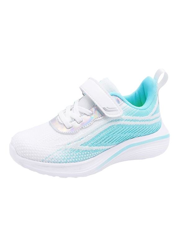 Kids Shoes Boys Girls Mesh Breathable Children's Sports Shoes Casual Running Shoes White,US 3