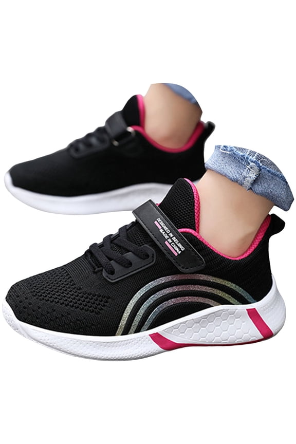 Kids Shoes Girls Boys Shoes Mesh Sports Shoes Girls Running Shoes Tennis Shoes Childrens Shoes Hot Pink,US 4