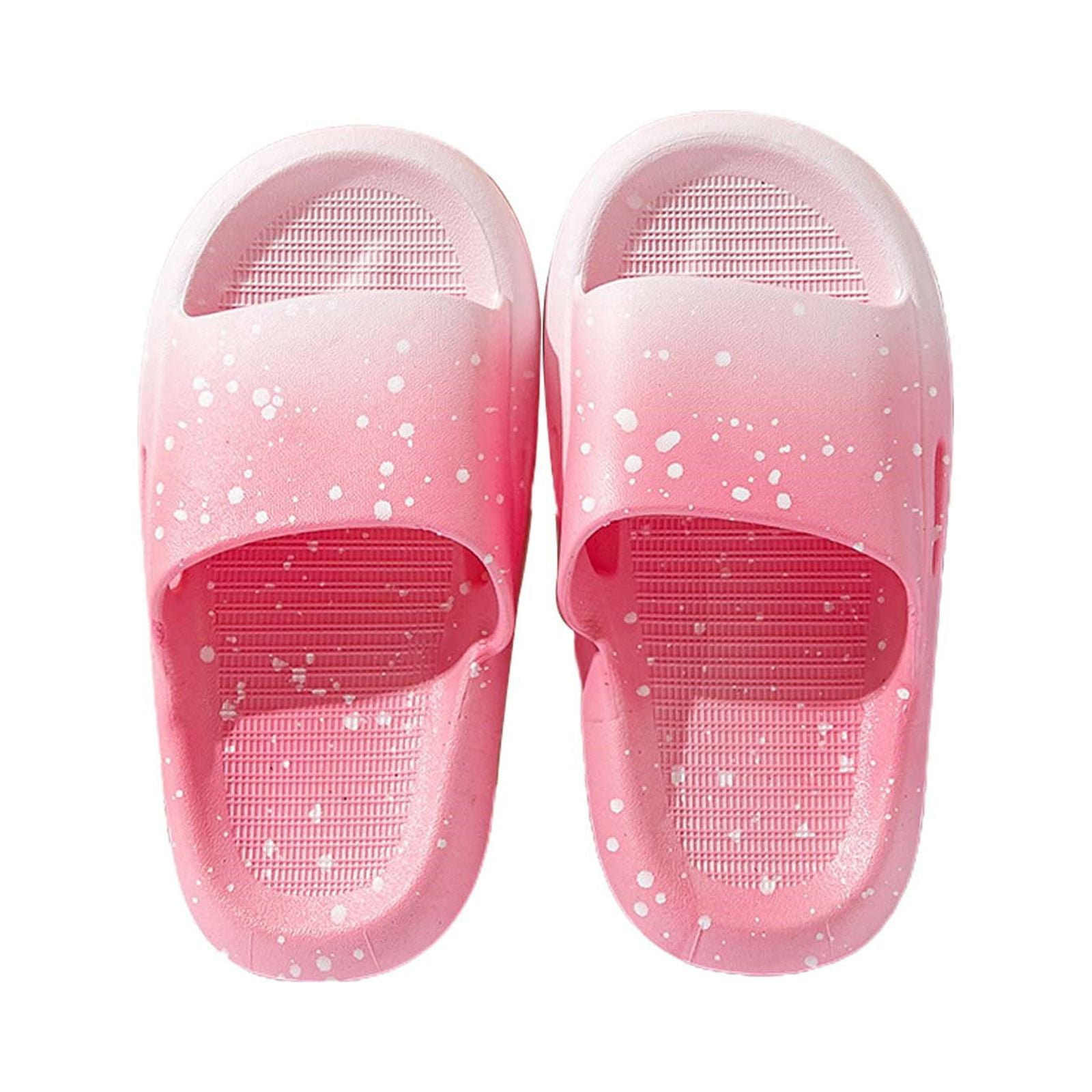 Evdexr Boys Slides Toddler Slides Shoes Kids Cloud Slides Boys Girls Shower Slippers Slip On Slide Sandals Non Slip Summer Beach Pool Shoes Pink 34 - View #11