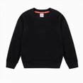 thumbnail image 1 of Splozh Kids Sweatshirts Kids Toddler Baby Boys Girls Solid Long Sleeve Cotton Round Neck Sweatshirt Pullover Tops Outfits,Black,5-6 Years, 1 of 2