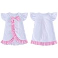 thumbnail image 1 of Splozh Kids Toddler Little Girl Swim Cover Up Baby Unisex Baby Beach Robe Cover Ups Short Sleeve Beach Dress Pink,3-4 Years, 1 of 6