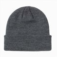 thumbnail image 1 of Splozh Kids Winter Hat Kids Toddler Winter Hat Kids Beanie Hats for Girls Boys Cute Warm Fleece Lined Knit Beanies Cap,Grey,0-2 Years, 1 of 9