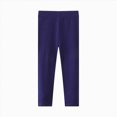 thumbnail image 1 of Splozh Leggings for Kids Fashion Toddler Girls Cotton Leggings Little Girl Stretchy Leggings Trousers for Kids Spring Autumn 2-7T,Dark Purple,2-3 Years, 1 of 4