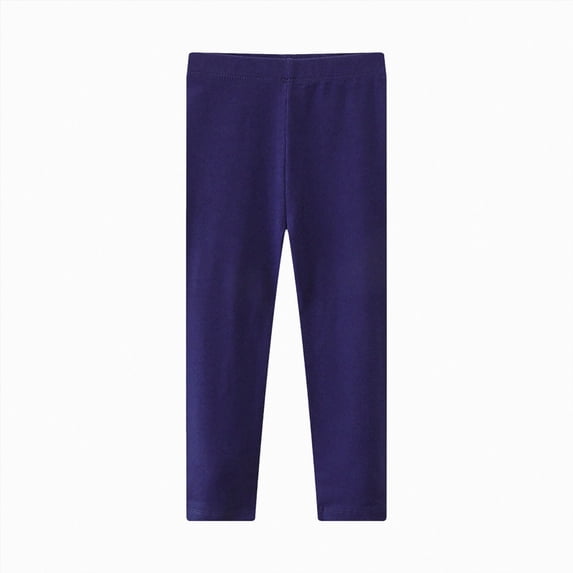Splozh Leggings for Kids Fashion Toddler Girls Cotton Leggings Little Girl Stretchy Leggings Trousers for Kids Spring Autumn 2-7T,Dark Purple,2-3 Years