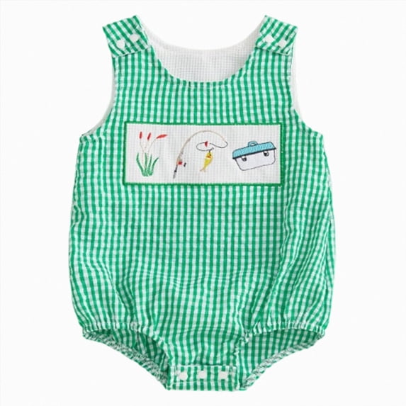 Splozh Newborn Baby Girl Clothes Summer Outfits Infant Sleeveless Romper Cute Newborn Clothes Infant Summer Clothes,Green,3-6 Months