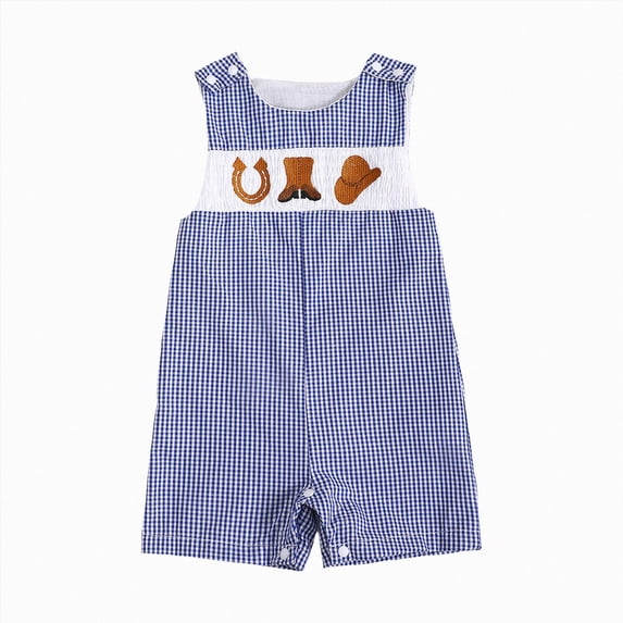 Splozh Newborn Boy Clothes 3 6 12 18 Months Cute Unisex Summer Sleeveless Outfit, Infant Boys Daily Casual Romper,Blue,3-6 Months