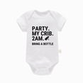 thumbnail image 1 of Splozh Newborn Girl Gifts 3 6 9 12 18 24 Months Baby Boys or Girls Pajamas Cotton Short Sleeve Romper Jumpsuits Sleep and Play,White,18-24 Months, 1 of 4