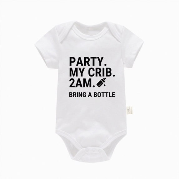 Splozh Newborn Girl Gifts 3 6 9 12 18 24 Months Baby Boys or Girls Pajamas Cotton Short Sleeve Romper Jumpsuits Sleep and Play,White,18-24 Months