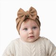 thumbnail image 1 of Splozh Newborn Hats for Boys Cute Hat Baby Girls Turban Hats with Bow Newborn Caps Bonnets Headwraps for Infants Toddlers Accessories,Coffee,One Size, 1 of 4