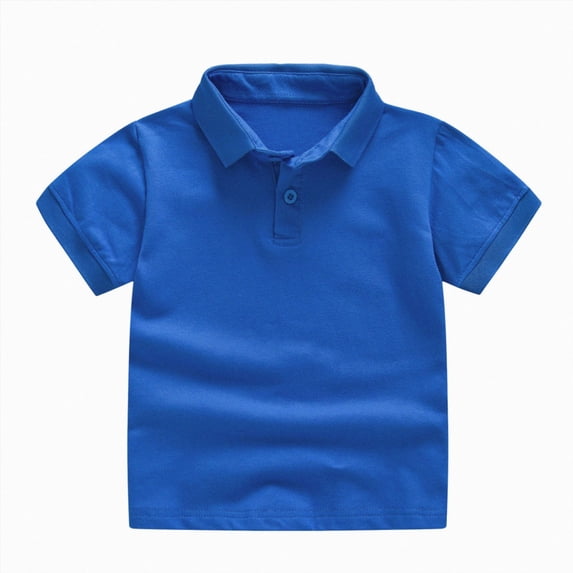 Splozh Newborn Tshirts Baby Boys Short Sleeve T-Shirts Toddler Crew Neck Shirts Basic Tee Tops Summer Clothes,Blue,4 Years