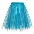 thumbnail image 1 of Splozh Newborn Tutu Baby Tutu Toddler Girls Skirt Layer Ruffle Skirt for School Summer Dance Party Dress-up Skirt 2-10 Years,Blue, 1 of 2