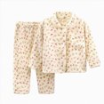 thumbnail image 1 of Splozh Pajama Set for Girls and Boys Comfortable Warm Homewear Set Baby Plush Long Sleepwear Casual Homewear,Pink,2-3 Years, 1 of 4