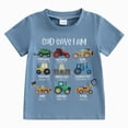 thumbnail image 1 of Splozh Summer Shirts for Boys Fashion Soft Shirt for Boys Toddler Kids T Shirt Dino Trucks Graphic Tops 2-7T Summer Casual Tees,Navy,4-5 Years, 1 of 7