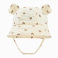 thumbnail image 1 of Splozh Sunhat for Baby Girl UPF 50+ Baby Sun Hat for Baby Girl Boy Wide Brim Toddler Bucket Hat Adjustable Strap Infant Hats for Outdoor,Light Yellow,3-12 Months, 1 of 6