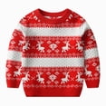 thumbnail image 1 of Splozh Toddler Baby Boy Girl Long Sleeve Crewneck Pullover Sweatshirt Sweater Outfits Solid Color Casual Clothes Winter Toddler Girl Clothes,Red,5-6 Years, 1 of 5