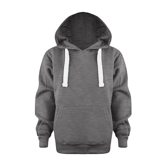 Splozh Toddler Boy Hooded Sweatshirt Girls Casual Long Sleeve Hoodies Cute Oversized Fleece Pocket Sweatshirt Tops Grey,11-12 Years