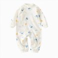 thumbnail image 1 of Splozh Toddler Boy Romper Baby Boy Rompers Cotton Toddler Rompers Graphic Print Baby Clothes 3 6 9 12 18 24 Months One-Piece Outfit,Light Blue,9-12 Months, 1 of 6
