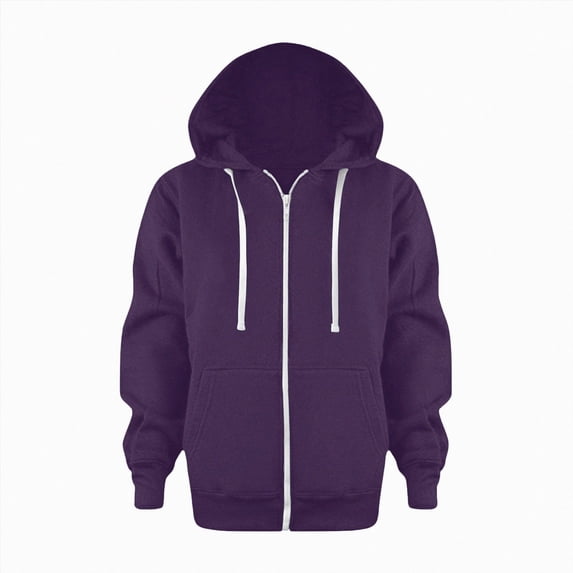 Splozh Toddler Boy Sweatshirt Kids Toddler Long Sleeve Sweatshirt Fashion Hooded Sweatshirt Casual Solid Color Hooded Sweatshirt,Dark Purple,10-11 Years