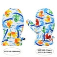 thumbnail image 1 of Splozh Toddler Boy Winter Mittens Toddler Mittens Waterproof Winter Gloves Toddler Snow Cartoon Gloves for Kids Baby Winter Mittens for Girls Boys Blue,6-24 Months, 1 of 2