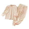 thumbnail image 1 of Splozh Toddler Boys Pajama Sets Cotton 2 Piece Long Sleeve Kids Sleepwear Infant Kids Boys Girls Animal Truck Cotton Pajamas Set for 4-5 Years,Pink, 1 of 3