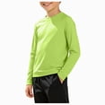 thumbnail image 1 of Splozh Toddler Clothes 3-14 Years Boys Pullover Sun Shirt Breathable Lightweight Sun Outdoor Beach Hiking T Shirt, Green, 7-8 Years, 1 of 5