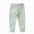 thumbnail image 1 of Splozh Toddler Girl Tights Fashion Baby Boys Girls Cotton Pants Toddler Thicked Fleece Lined Casual Trousers Infant Leggings Winter Pants,Green,18-24 Months, 1 of 3