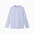 thumbnail image 1 of Splozh Toddler Girls Tshirts Fashion Soft Toddler Kids Boys Girls Long Sleeve Basic Inside T Shirt Casual Tees Shirt Tops Solid Clothes,White,3-4 Years, 1 of 3