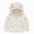 thumbnail image 1 of Splozh Toddler Jackets Boys 6 12 18 24 Months 3T 4T 5T Baby Zip Up Hoodie Unisex Toddler Sweatshirts Lightweight Jacket Hooded Coats Fall Winter Outfits,White,18-24 Months, 1 of 7