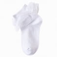 thumbnail image 1 of Splozh Toddler Lace Socks Girls Ruffle Socks Frilly Tutu Ruffle Lace Dress Socks for Toddler Little Girls 1-3 Years,White, 1 of 5