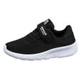 thumbnail image 1 of Splozh Toddler Shoes Boys Girls Kids Cushion Sneakers Tennis Running Sports Walking Footwear Lightweight Breathable,White 2, 1 of 3