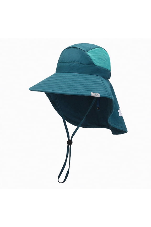 Toddler Swim Cap Baby Toddler Bucket Hats Infants Sun Protection Hats for Kids Girls Summer Cap Wide Brim Beach Hats Green,One Size