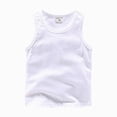 thumbnail image 1 of Splozh Toddler Tank Tops 0-8 Years Solid Color Summer Dance Athletic Undershirts for Little Girls Toddler Girls Dance Clothes,White,18-24 Months, 1 of 3