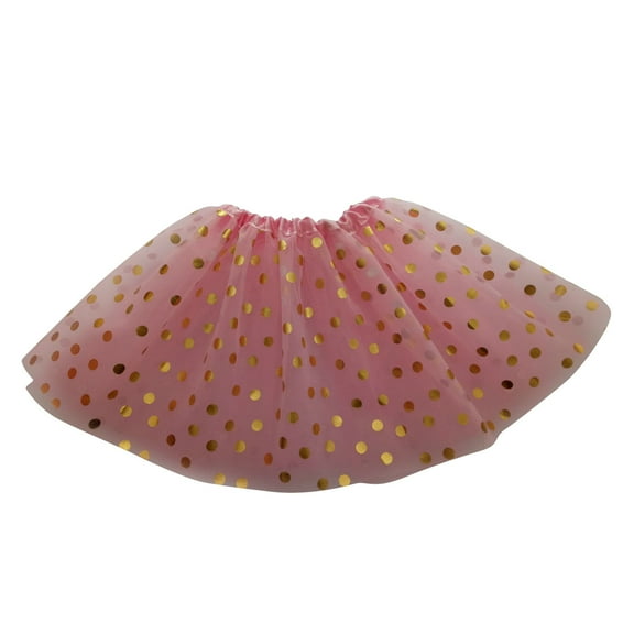 Splozh Toddler Tutu Skirt Girls Tutu Skirt Princess Ballet Dance Tutu Dress Layered Christmas Tutu Pink,One Size