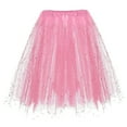 thumbnail image 1 of Splozh Tutu Skirts for Toddler Girls Toddler Baby Girl Tutu Tulle Layered Ruffle Skirt for Little Girls Ballet Dance Tutu Skirt Pink,2-10 Years, 1 of 1